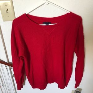 Red sweater